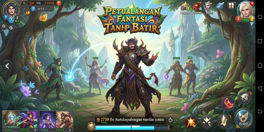 Tangkapan layar gameplay 2739 yang menunjukkan aksi pertempuran epik.