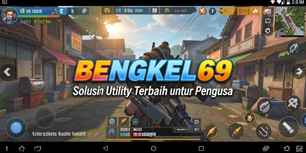 Screenshot BENGKEL69 menunjukkan beragam fitur Utility yang tersedia.