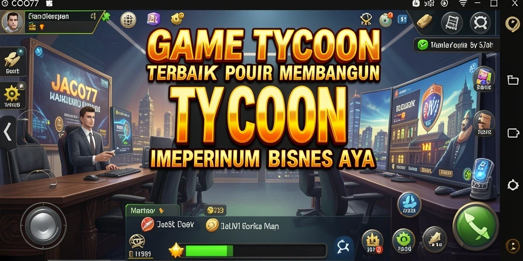Tampilan gameplay COO77 yang menarik dan penuh strategi Tycoon.