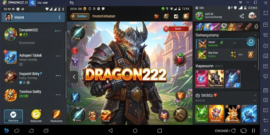 Screenshot DRAGON222 menunjukkan antarmuka Utility yang user-friendly.