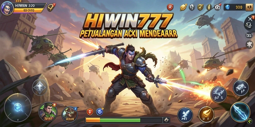 Tangkapan layar utama HIWIN777 menampilkan aksi intens dalam pertarungan yang mendebarkan.