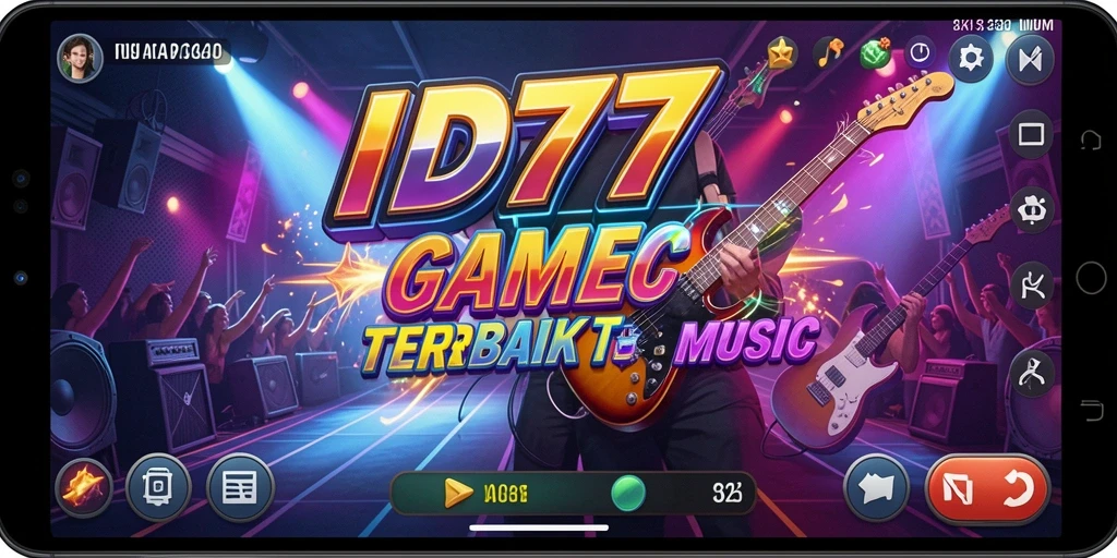 Tampilan menarik dari gameplay ID777 yang menghadirkan musik dan tantangan.