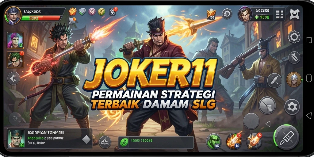 Tampilan menarik dari gameplay SLG JOKER11 yang menantang.