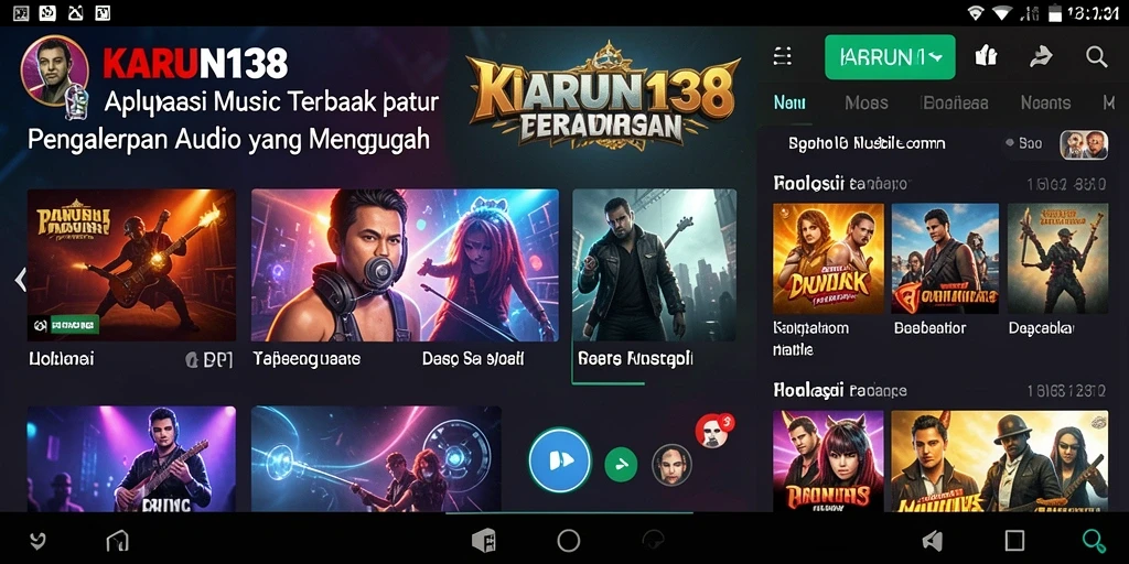 Tangkapan layar gameplay <strong>KARUN138</strong> menampilkan pengalaman musik interaktif yang seru.