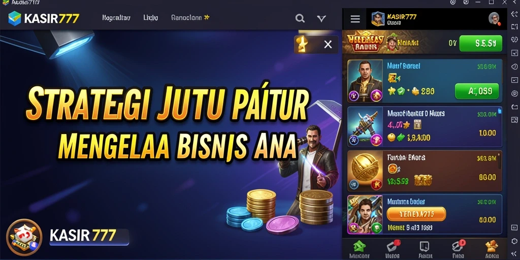 Tampilan dinamis gameplay KASIR777 dengan elemen strategi yang kuat.