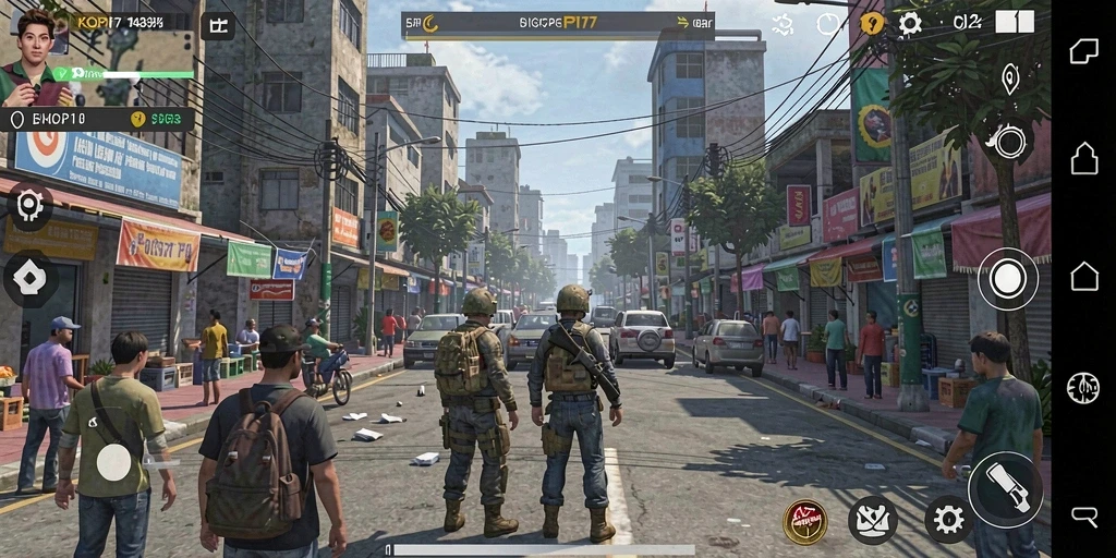 Tampilan gameplay KOPI77 dengan strategi pembangunan kota yang menarik
