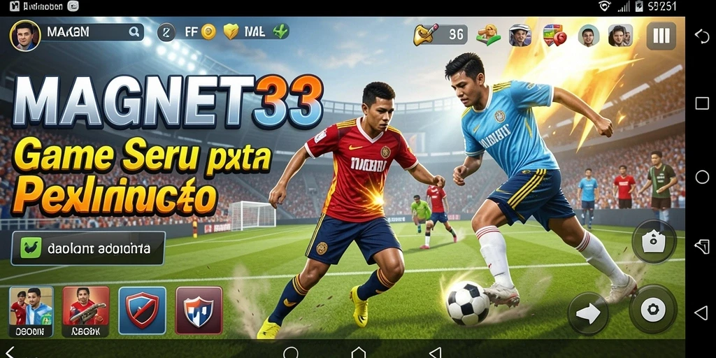Screenshot utama MAGNET33 menampilkan aksi seru dalam olahraga.