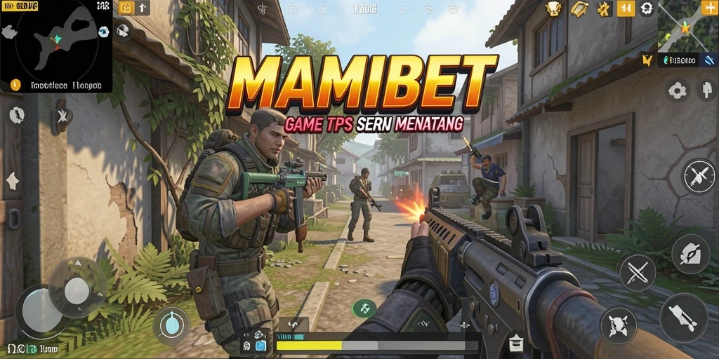 Tangkapan layar MAMIBET menampilkan aksi pertempuran yang mendebarkan.