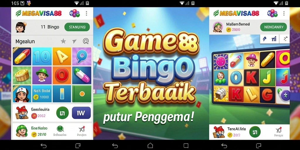 Tampilan gameplay Bingo yang seru dan mengasyikkan di MEGAVISA88.