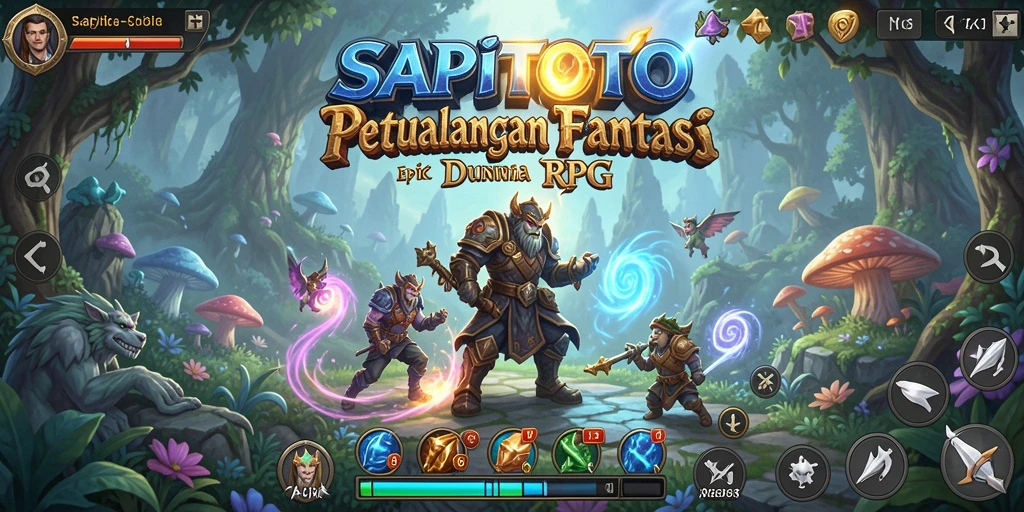 Tampilan gameplay RPG dari SAPITOTO yang menantang dan menarik.