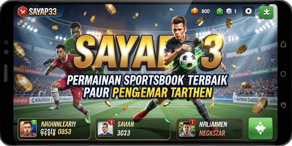 Tampilan menarik dari gameplay Sportsbook SAYAP33 yang penuh aksi.
