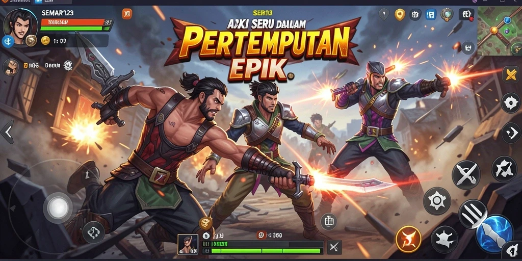 Tampilan gameplay SEMAR123 yang seru dan mendebarkan.