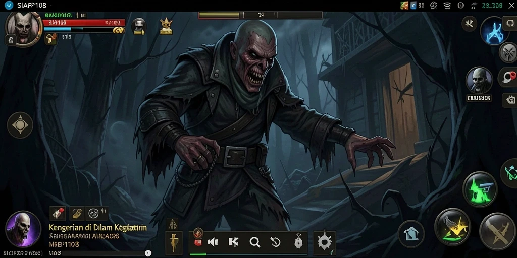 Tampilan gameplay menyeramkan dari SIAP108 yang memikat.
