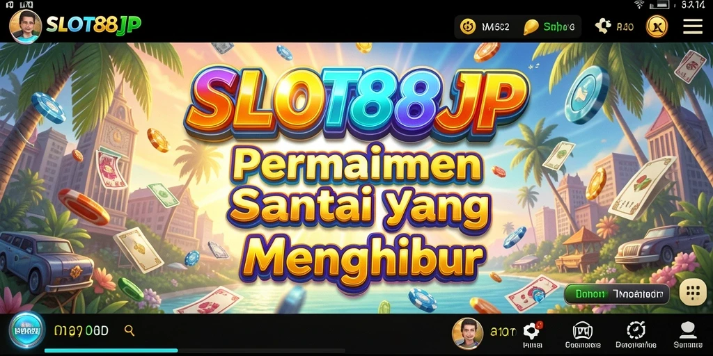 Tampilan gameplay menarik dari SLOT88JP dengan berbagai tema.