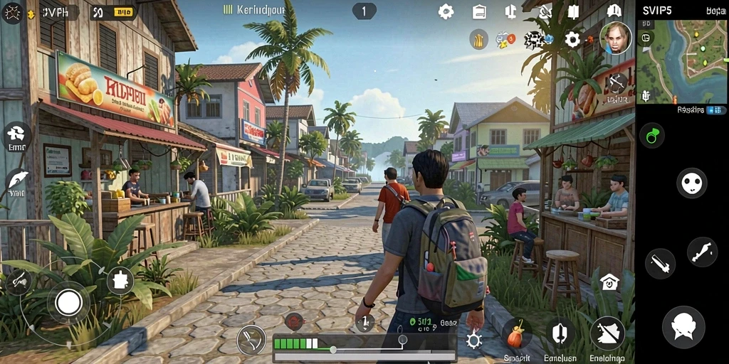 Tampilan gameplay menawan dalam SVIP5 dengan fitur simulasi yang kaya.
