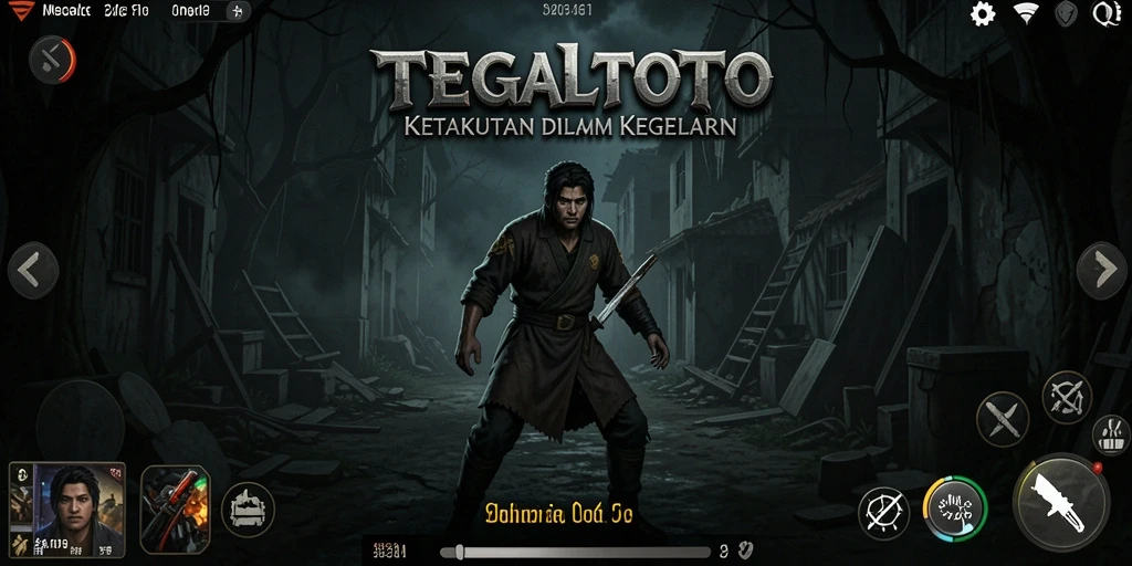 Gameplay menegangkan TEGALTOTO saat menjelajahi kegelapan.