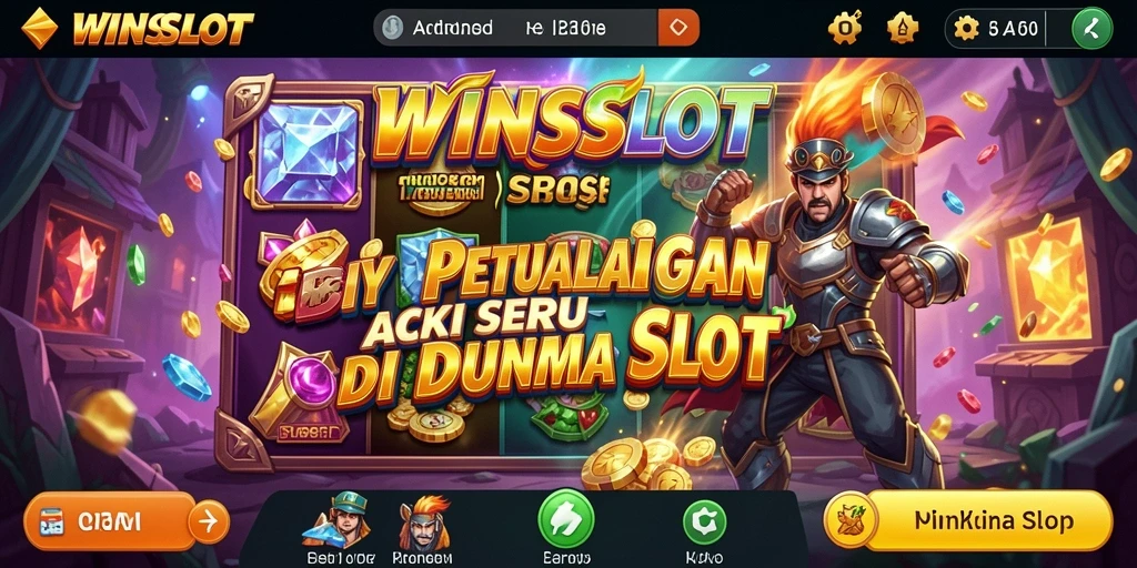 Screenshot utama WINSLOT menampilkan gameplay aksi yang mendebarkan.