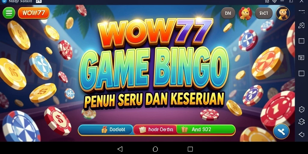 Tampilan gameplay menarik dari WOW77 yang menunjukkan keseruan Bingo.